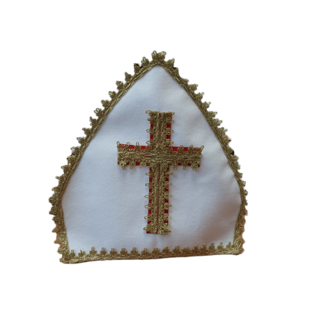 MIKULÁŠSKÁ ČEPICE BÍLÁ