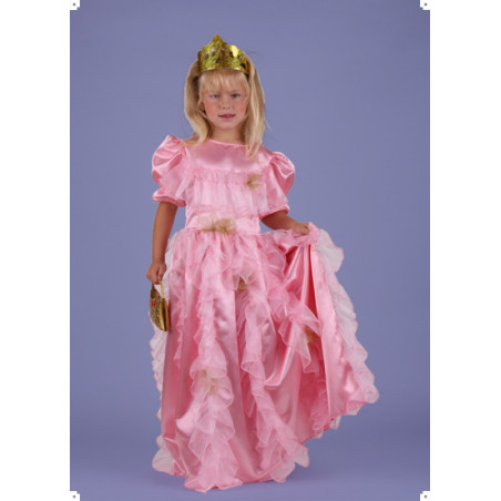 Karnevalový kostým PRINCEZNA RŮŽOVÁ LUXUS - šaty