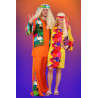 Karnevalový kostým Hippie - kalhoty, horní díl, čelenka     náhradní materiál