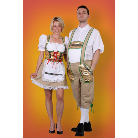 Karnevalový kostým Tyrolák - kalhoty, košile