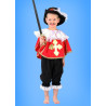 Karnevalový kostým Mušketýr s pelerínou - kalhoty,horní díl,klobouk