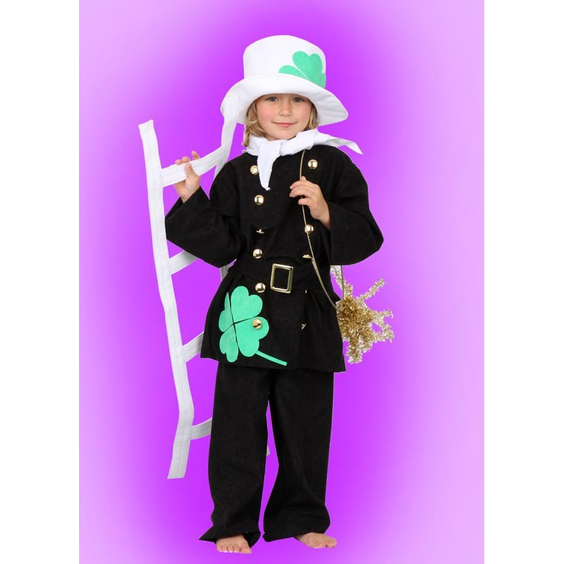 Karnevalový kostým Kominík - kalhoty, horní díl s páskem,klobouk,šátek