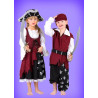 Karnevalový kostým Pirátka - šaty