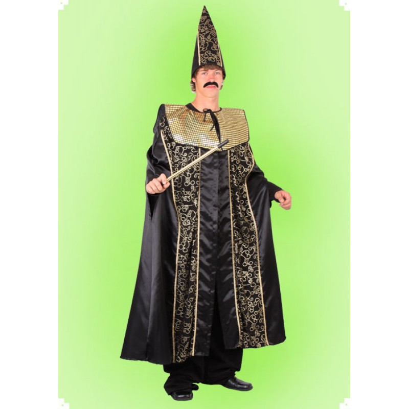 Karnevalový kostým Kouzelník - plášť, čepice