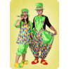 Karnevalový kostým Klaun - horní díl, kalhoty, čepice