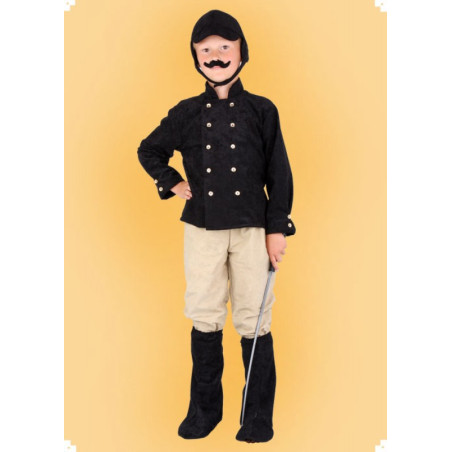 Karnevalový kostým Jezdec - horní díl, kalhoty, čepice, návleky
