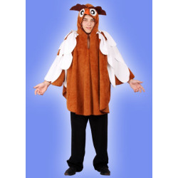 Karnevalový kostým SOVA - pelerína s kapucí