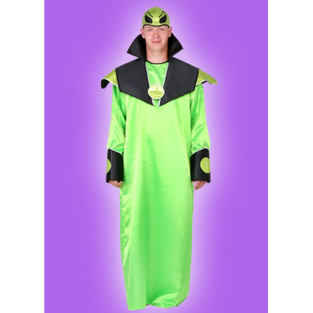 Karnevalový kostým MIMOZEMŠŤAN - plášť, čepice