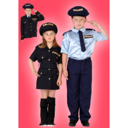 Karnevalový kostým POLICISTKA - šaty