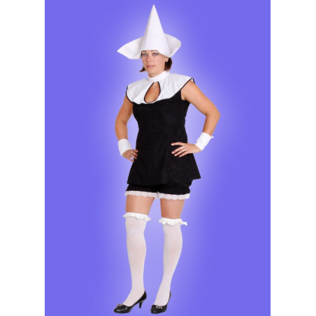 Karnevalový kostým JEPTIŠKA SEXY - šaty, kalhoty krátké, klobouk, návleky rukou
