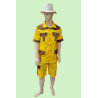 Karnevalový kostým Safari žluté                                                                      kalhoty, horní díl s páskem