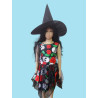 Karnevalový kostým Malá čarodějnice                                                                šaty, pytlíček